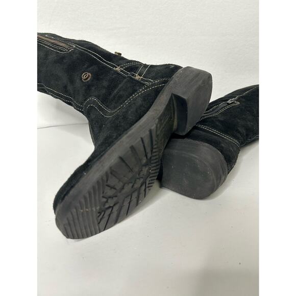 Manas Design Perlita Black Leather Fold down Fur Lined Boots EU 36 - Picture 10 of 10